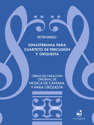 cover image of Ginasteriana para cuarteto de percusión y orquesta
